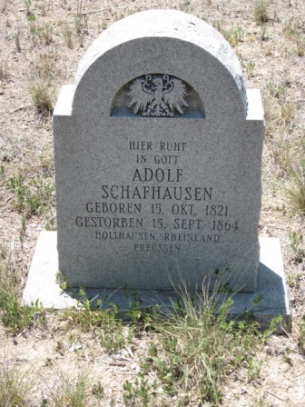 Adolf Schafhausen Grave